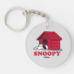 PEANUTS   Snoopy Then & Now Keychain