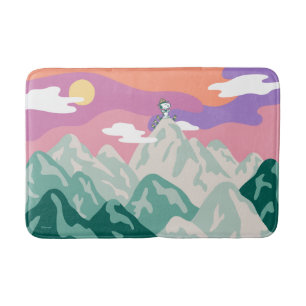 Peanuts   Snoopy & Troop Hiking the Mountain Bath Mat