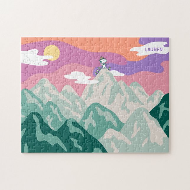 Peanuts | Snoopy & Troop Hiking the Mountain Jigsaw Puzzle (Horizontal)