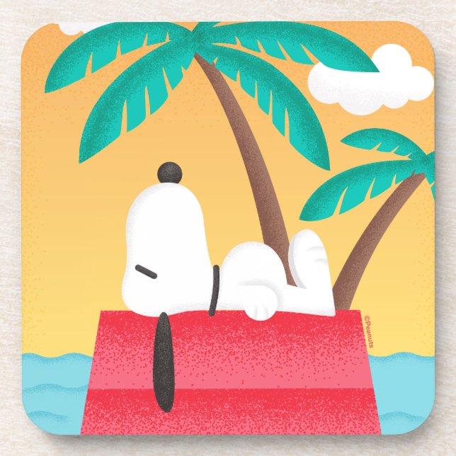 Peanuts | Snoopy Tropical Deco Dreams Coaster (Front)