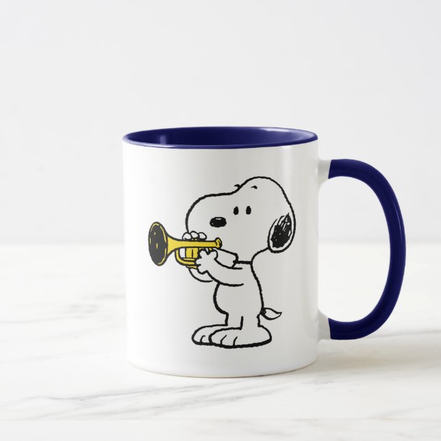 Peanuts | Snoopy Trumpet Player Mug (Right)