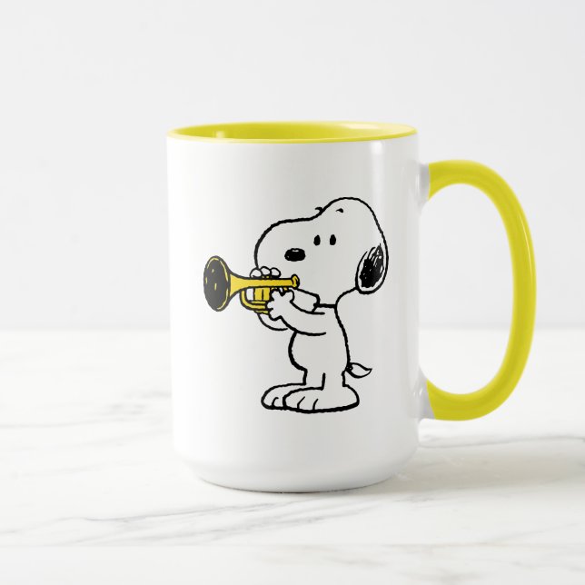 Peanuts | Snoopy Trumpet Player Mug (Right)