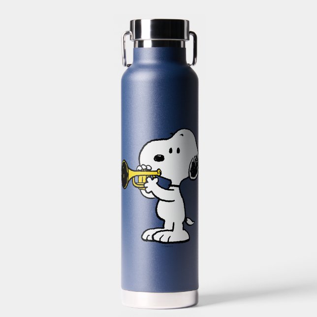 Peanuts | Snoopy Trumpet Player Water Bottle (Front)