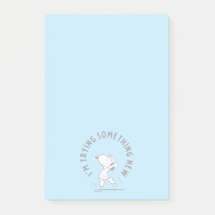 Peanuts   Snoopy Trying Something New Post-it Notes