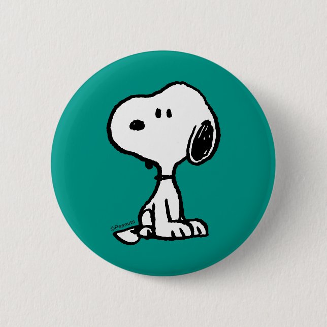 Peanuts | Snoopy Turns 2 Inch Round Button (Front)