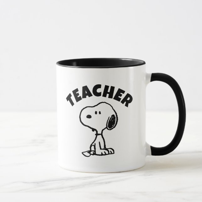 Peanuts | Snoopy Turns Teacher Mug (Right)