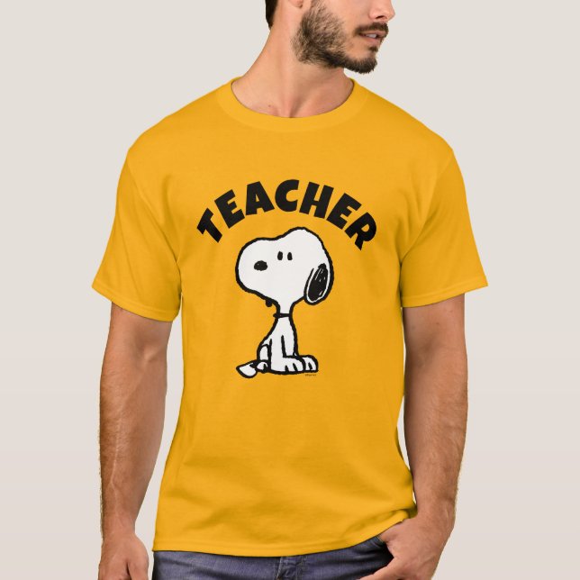 Peanuts | Snoopy Turns Teacher T-Shirt (Front)