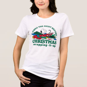 Peanuts   Snoopy 'Twas the Night Before Christmas Tri-Blend Shirt