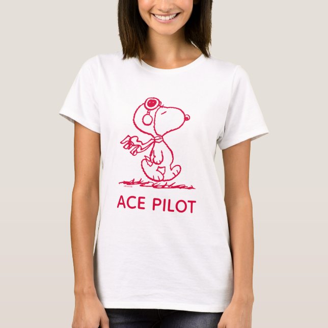 Peanuts | Snoopy USA Land of the Free T-Shirt (Front)