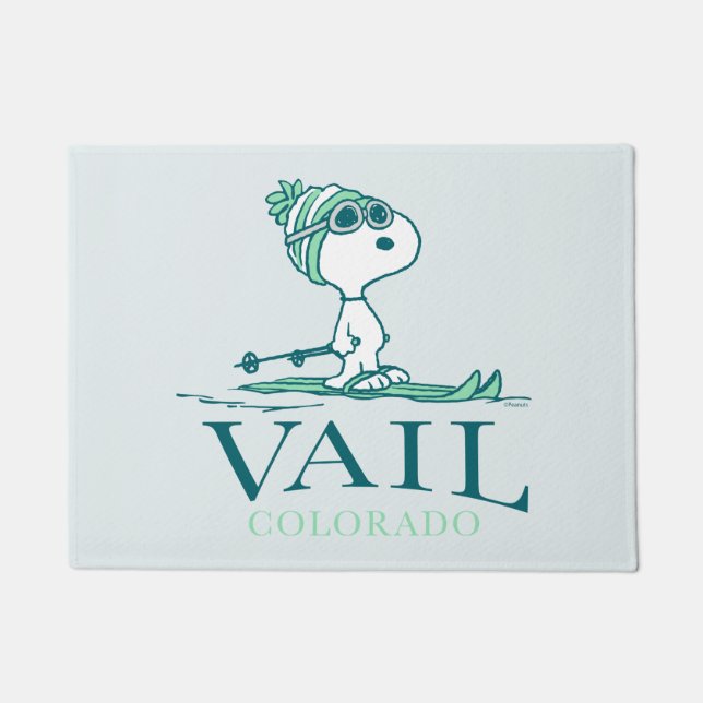 Peanuts | Snoopy Vail Colorado Doormat (Front)