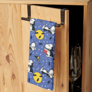 Peanuts   Snoopy Vampire Pattern Kitchen Towel