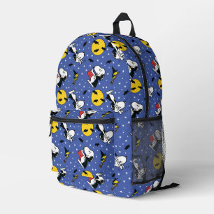 Peanuts   Snoopy Vampire Pattern Printed Backpack