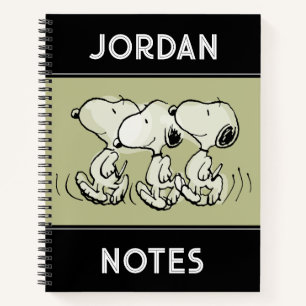 Peanuts   Snoopy Walking Tall Notebook