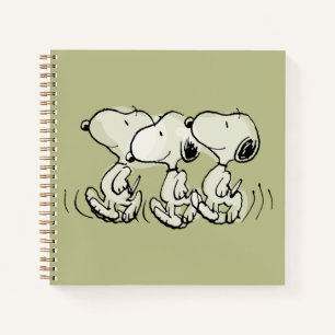 Peanuts Snoopy Walking Tall Notebook