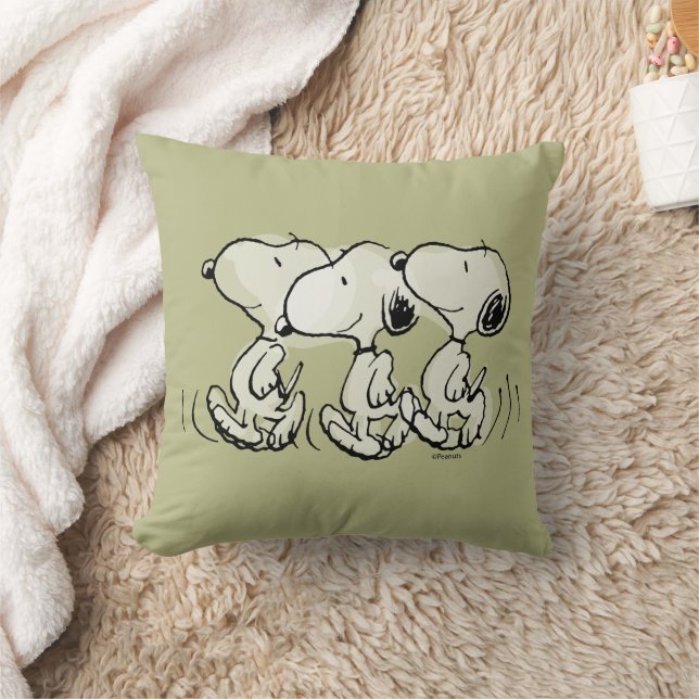 Peanuts | Snoopy Walking Tall Throw Pillow (Blanket)