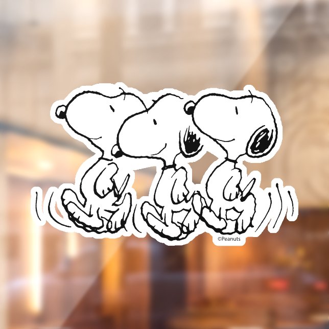 Peanuts | Snoopy Walking Tall Window Cling (Sheet 2)
