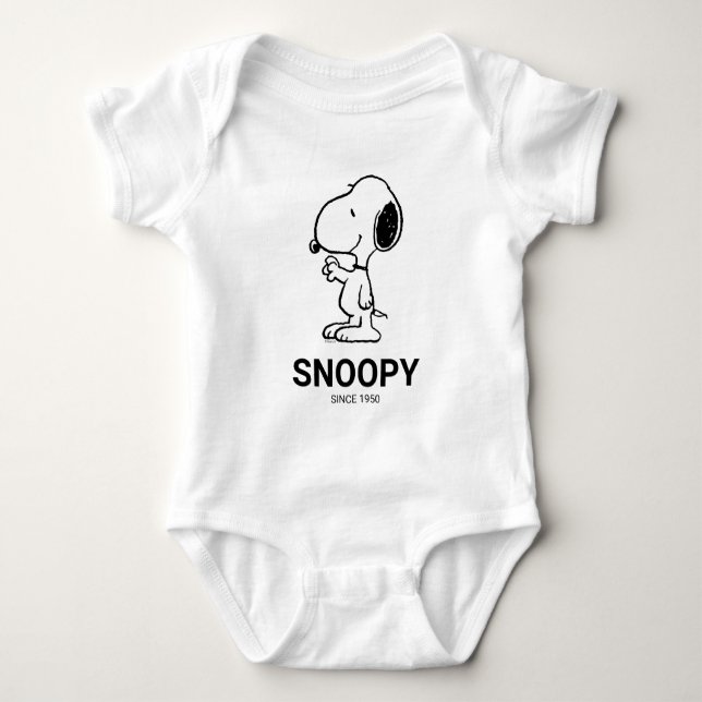 Peanuts | Snoopy Waves Baby Bodysuit (Front)