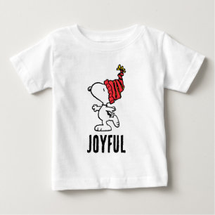 Peanuts Snoopy Winter Beanie Cap Baby T-Shirt