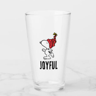 Peanuts Snoopy Winter Beanie Cap Glass