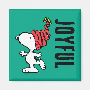 Peanuts   Snoopy Winter Beanie Cap Magnet