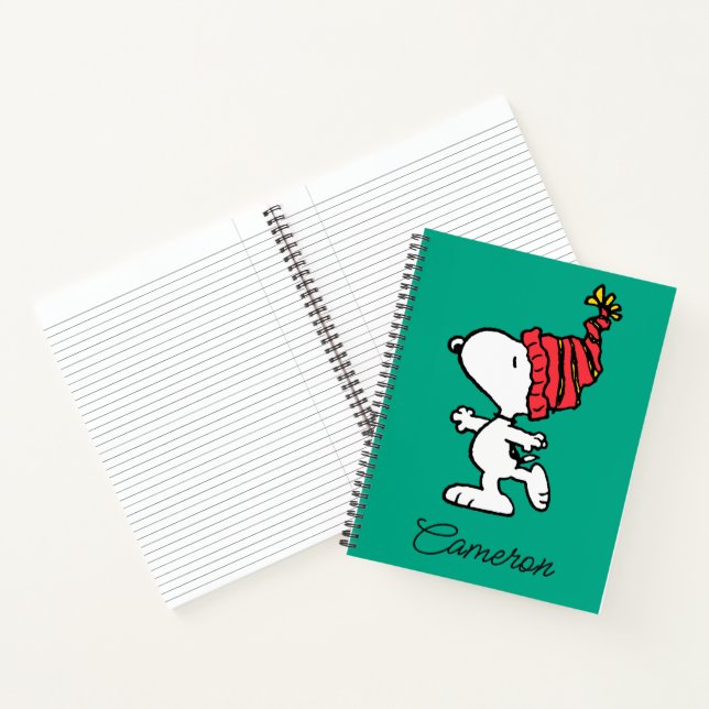 Peanuts | Snoopy Winter Beanie Cap Notebook (Inside)