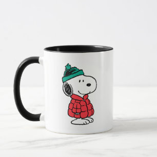 Peanuts   Snoopy Winter Coat & Hat Mug