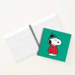 Peanuts   Snoopy Winter Coat & Hat Notebook