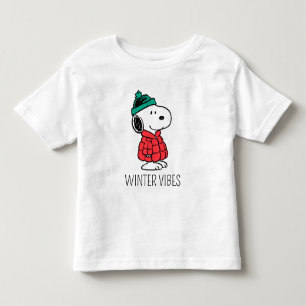 Peanuts Snoopy Winter Coat & Hat Toddler T-shirt
