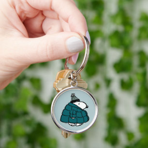 Peanuts   Snoopy Winter Puffer Jacket Keychain