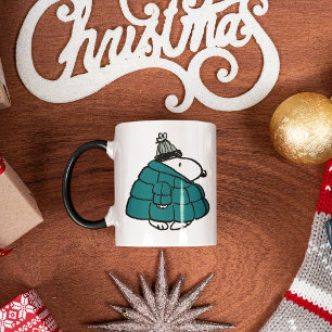 Peanuts   Snoopy Winter Puffer Jacket Mug