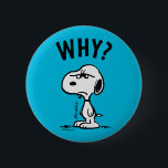 Peanuts | Snoopy Wonders Why? 2 Inch Round Button<br><div class="desc">Check out this fun Peanuts design featuring Snoopy.</div>