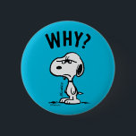 Peanuts | Snoopy Wonders Why? 2 Inch Round Button<br><div class="desc">Check out this fun Peanuts design featuring Snoopy.</div>