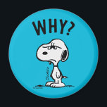 Peanuts | Snoopy Wonders Why? Magnet<br><div class="desc">Check out this fun Peanuts design featuring Snoopy.</div>