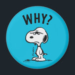 Peanuts | Snoopy Wonders Why? Magnet<br><div class="desc">Check out this fun Peanuts design featuring Snoopy.</div>