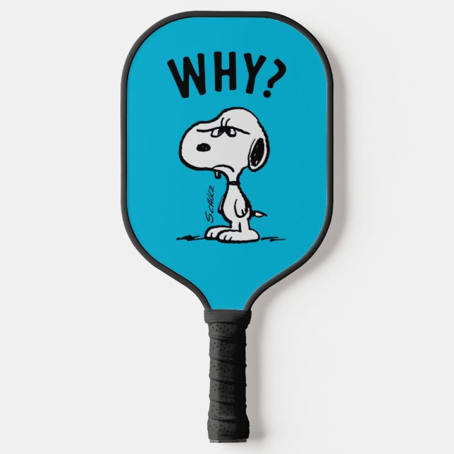 Peanuts | Snoopy Wonders Why? Pickleball Paddle (Front)