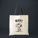 Peanuts | Snoopy Wonders Why? Tote Bag<br><div class="desc">Check out this fun Peanuts design featuring Snoopy.</div>