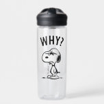 Peanuts | Snoopy Wonders Why? Water Bottle<br><div class="desc">Check out this fun Peanuts design featuring Snoopy.</div>