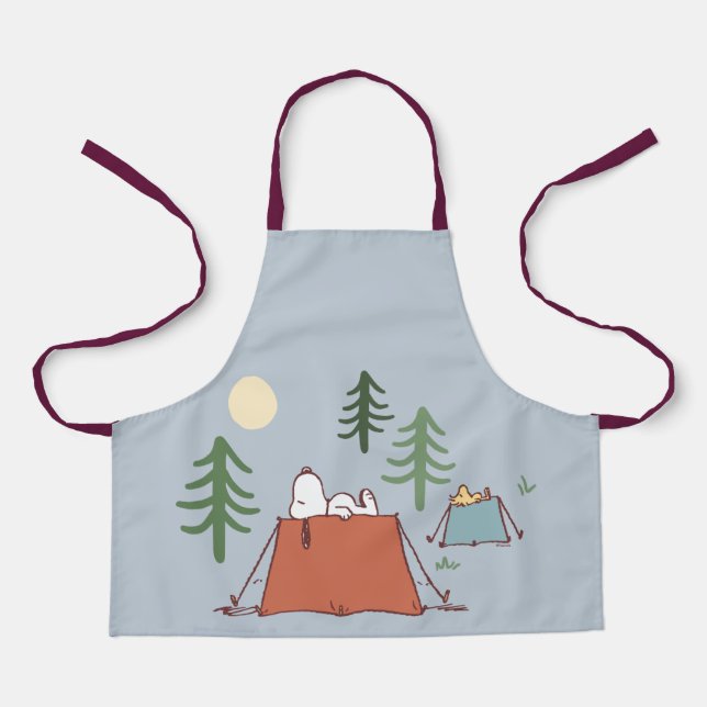 Peanuts | Snoopy & Woodstock | Add Your Name Apron (Front)