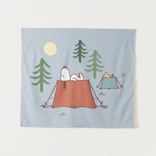 Peanuts   Snoopy & Woodstock   Add Your Name Tapestry