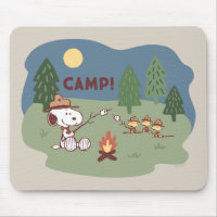 Peanuts | Snoopy & Woodstock at the Campfire