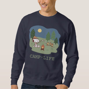 Peanuts   Snoopy & Woodstock at the Campfire Sweatshirt
