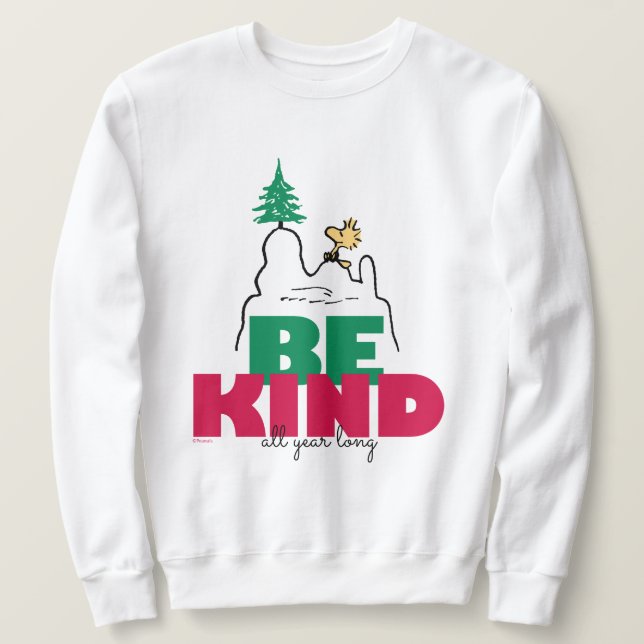 Peanuts | Snoopy & Woodstock Be Kind Sweatshirt (Design Front)