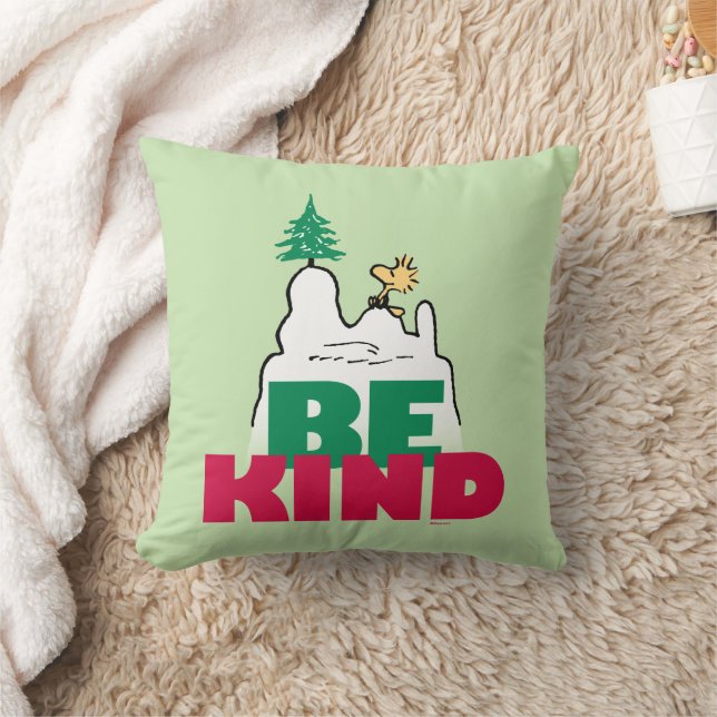 Peanuts | Snoopy & Woodstock Be Kind Throw Pillow (Blanket)