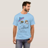 Peanuts | Snoopy & Woodstock Beach I'm Retired T-Shirt (Front Full)
