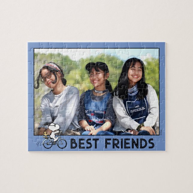 Peanuts | Snoopy & Woodstock Bicycle Jigsaw Puzzle (Horizontal)