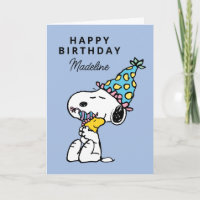Peanuts | Snoopy & Woodstock Birthday Hugs