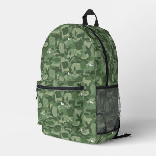 Peanuts   Snoopy & Woodstock Camouflage Camp Printed Backpack