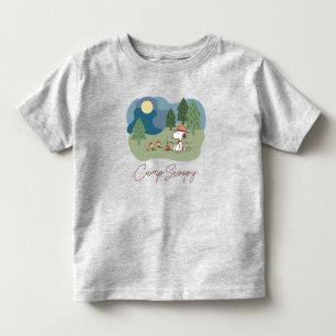 Peanuts Snoopy & Woodstock Camp Site Toddler T-shirt