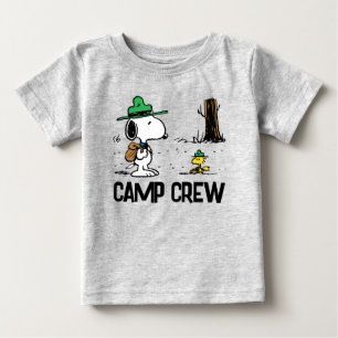 Peanuts Snoopy & Woodstock Camping Baby T-Shirt