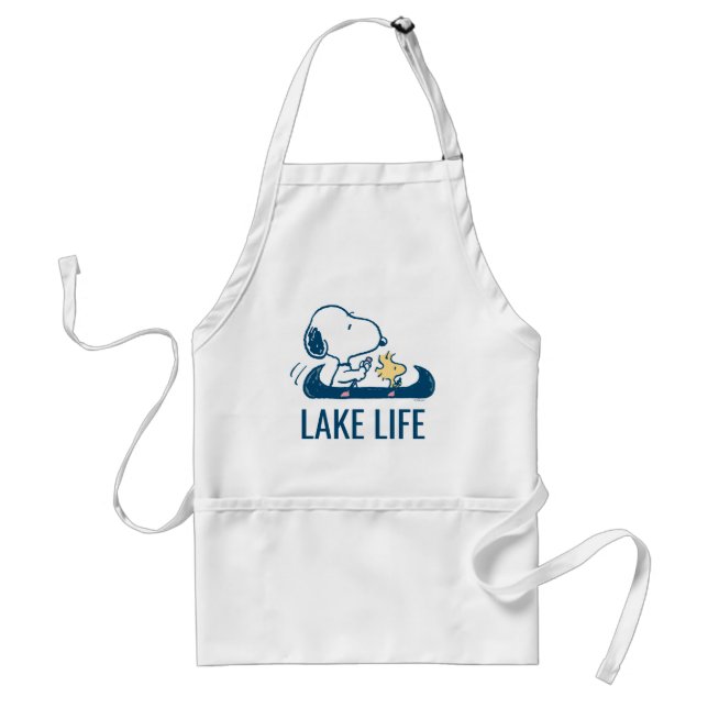 Peanuts | Snoopy & Woodstock Canoe Standard Apron (Front)